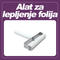 Alat za lepnjenje folija.