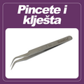 Pincete i kljesta.