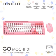 Combo mis tastatura wireless Fantech WK-899 GO mochi101 pink.