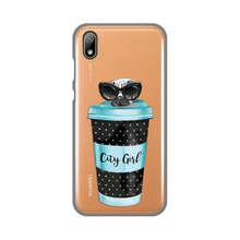 PRINT silikonska futrola skin (ultra tanka) - Huawei Y5 (2019)/Honor 8S 2019/2020 City Coffee.
