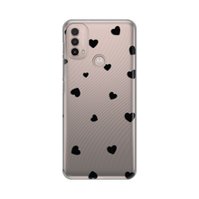 PRINT silikonska futrola skin (ultra tanka) - Motorola Moto E40 Hearts.