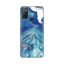 PRINT silikonska futrola - Alcatel 1S (2021)/3L (2021)/A1 Alpha 21 Blue Marble.