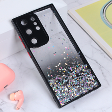 Zastitna futrola okvir Glitter - Samsung Galaxy S23 Ultra crna.