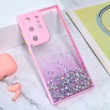 Zastitna futrola okvir Glitter - Samsung Galaxy S23 Ultra roze.