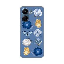 PRINT silikonska futrola - Xiaomi Redmi 13C Dusty Blue.