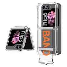 Zastitna futrola providna STRAP - Samsung F741B Galaxy Z Flip 6 5G narandzasta (GKK case) (MS).