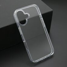 Zastitna futrola COLOR Okvir za iphone 16 (6.1) srebrna (providna) (MS).