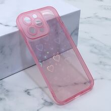 Zastitna futrola Heart Color IMD - iPhone 14 Pro Max 6.7 roze (MS).