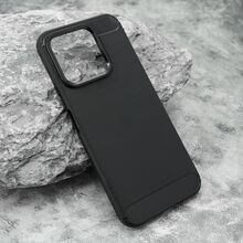 Zastitna silikonska futrola BRUSHED - Huawei Honor X8c crna (MS).