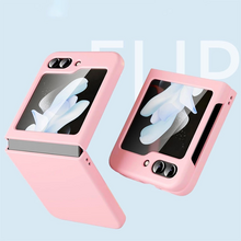Zastitna futrola Elegant Fold - Samsung Galaxy Z Flip 6 svetlo roze.
