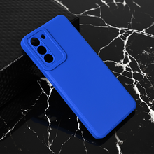 Teracell GIULIETTA silikonska futrola - Samsung G991 Galaxy S21 mat plava.
