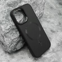 Zastitna futrola CARBON MagSafe - iphone 16 (6.1) crna (big camera) (MS).