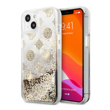 Zastitna futrola Guess Hc Liquid Glitter Peony - iPhone 13 zlatna (GUHCP13MLGPEGO).