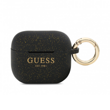 Zastitna futrola Guess Airpods 3 Glitter crna (GUA3SGGEK).