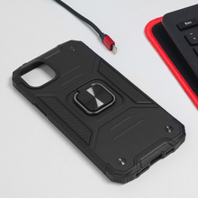 Zastitna futrola Hard Border Ring - iPhone 14 Plus crna.