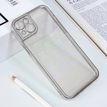 Zastitna futrola Heart IMD - iPhone 14 Plus srebrna.