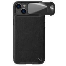 Zastitna futrola Nillkin CamShield Leather S - iPhone 14 crna.