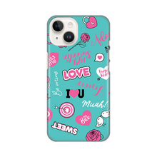 PRINT silikonska futrola - iPhone 14 Love.