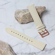 Narukvica kozna klasik - smart watch Samsung 4, 5 20mm bela.