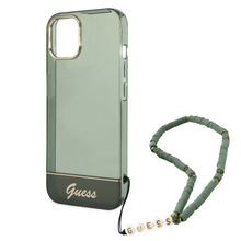 Zastitna futrola Guess Hc IML Electro Cam Strap - iPhone 14 Plus zelena (GUHCP14MHGCOHA).