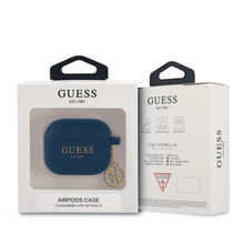Zastitna futrola Guess Silicone - Airpods 3 4G Charm plava (GUA3LSC4EB).