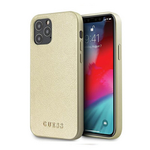 Zastitna futrola Guess Hc PC/TPU Iridescent - iPhone 12/12 Pro zlatna (GUHCP12MIGLGO).