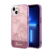 Zastitna futrola Guess Hc IML Electro Cam Jungle - iPhone 14 Plus pink (GUHCP14MHGJGHP).