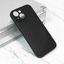 Zastitna futrola Carbon fiber - iPhone 15 crna.