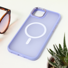 Zastitna futrola Magsafe colorful - iPhone 15 Plus lila.