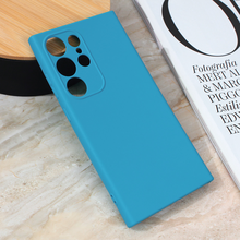 Teracell GIULIETTA silikonska futrola - Samsung S928B Galaxy S24 Ultra mat svetlo plava.