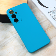 Teracell GIULIETTA silikonska futrola - Samsung A356 Galaxy A35 5G 5G mat svetlo plava.