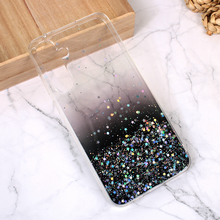 Zastitna silikonska futrola Glitter - Samsung A556 Galaxy A55 5G crna.