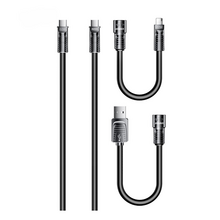 Data kabl REMAX RCC-168 Lyncharge Series 60w 4-in-1 Zinc Alloy crni.