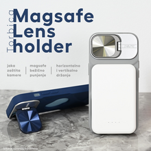 Zastitna futrola Magsafe Lens holder - iPhone 14 Pro siva.