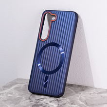 Zastitna futrola Magsafe Stripe - Samsung S911B Galaxy S23 plava.