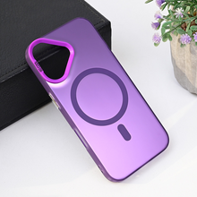 Zastitna futrola Magsafe providna - iPhone 16 6.1 ljubicasta.