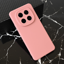 Teracell GIULIETTA silikonska futrola - Xiaomi Redmi Note 14 Pro Plus 5G mat tamno roze.