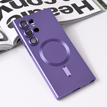 Zastitna futrola Magsafe Chrome - Samsung S928B Galaxy S24 Ultra ljubicasta.