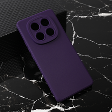 Teracell GIULIETTA silikonska futrola - Xiaomi Redmi Note 14 Pro 4G mat tamno ljubicasta.