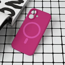 Zastitna futrola Magsafe Pure color - iPhone 16 6.1 tamno pink.