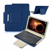 Zastitna futrola sa Bluetooth Tastaturom Leather - Tablet 10" Univerzalna plava.