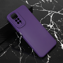 Teracell GIULIETTA silikonska futrola - Xiaomi Redmi Note 11/Redmi Note 11s mat tamno ljubicasta.