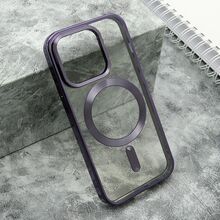 Zastitna futrola providna ELEGANT MAGSAFE - iPhone 15 Pro (6.1) ljubicasta (MS).