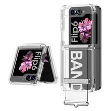 Zastitna futrola providna STRAP - Samsung F741B/F761B Galaxy Z Flip 6 5G/Z Flip 7 FE 5G bela (GKK case) (MS).