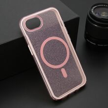 Zastitna futrola CRYSTAL MagSafe - iPhone 16e roze (MS).