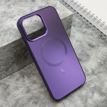 Zastitna futrola COLOR METAL MagSafe - iPhone 15 Pro Max (6.7) ljubicasta (MS).