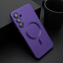 Zastitna futrola ELEGANT MAGSAFE - Samsung A556 Galaxy A55 5G ljubicasta (MS).