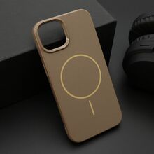 Zastitna futrola JELLY MagSafe - iPhone 13 (6.1) tamno zlatna (MS).