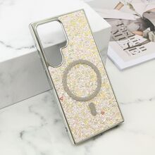 Zastitna futrola GLAM GLOW MagSafe - Samsung S928 Galaxy S24 Ultra 5G zlatna (MS).