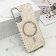 Zastitna futrola GLAM GLOW MagSafe - Samsung A366 Galaxy A36 5G zlatna (MS).